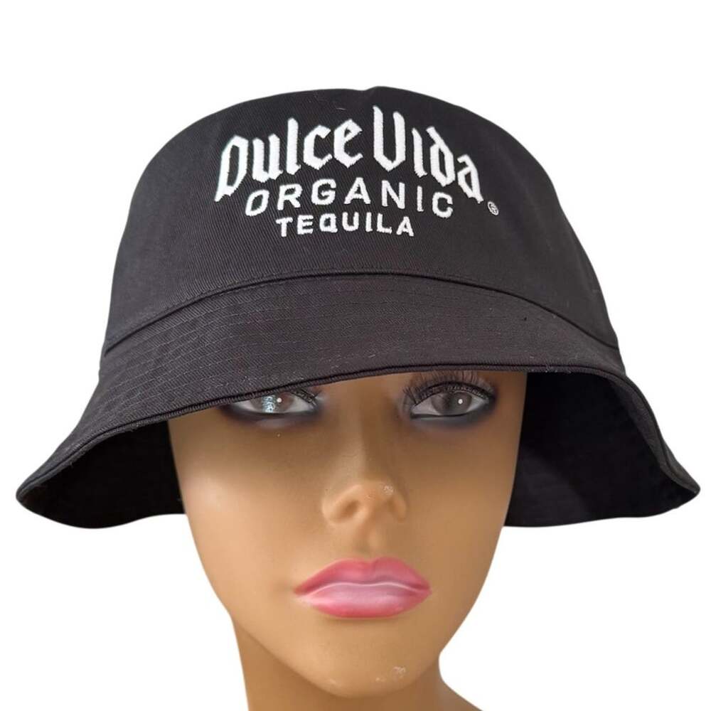Dulce Vida Tequila Black Bucket Hat Novelty New